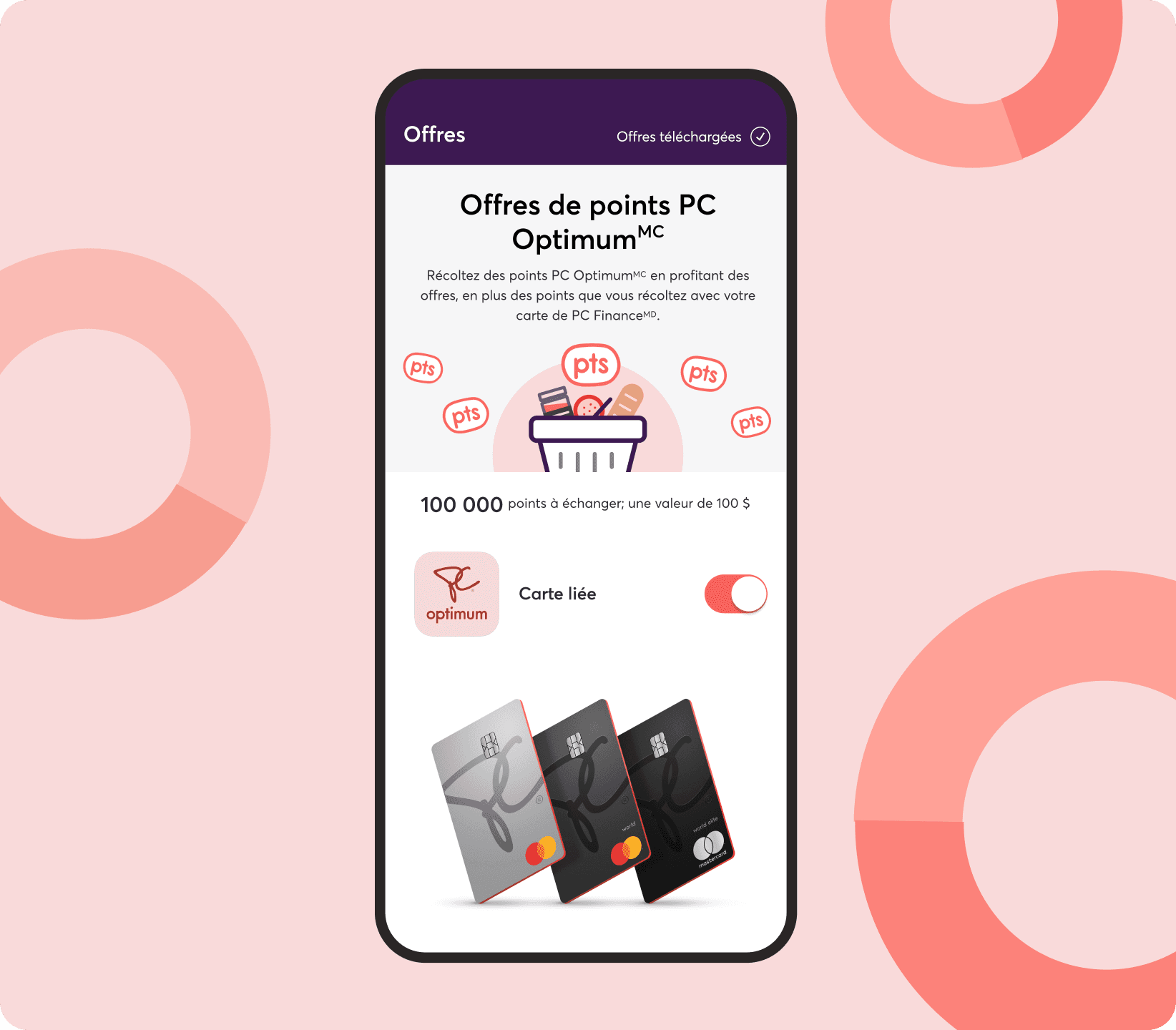 link pc optimum with pc mastercard