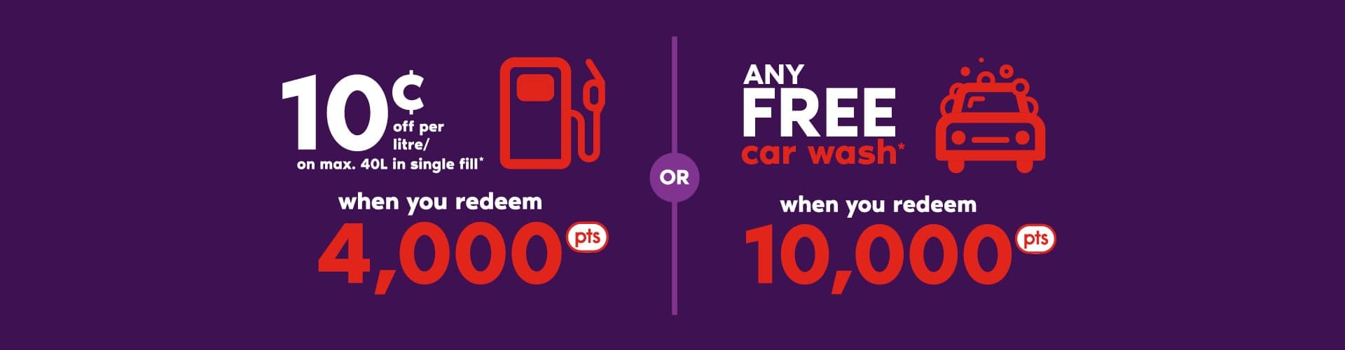an animated visual of how to pay for gas or get a car wash when you redeem your pc optimum points