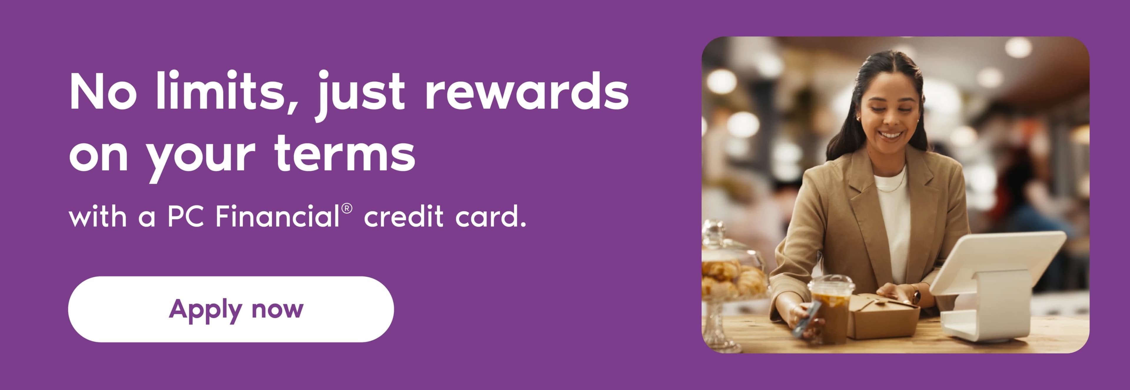 No limits, just rewards on your terms