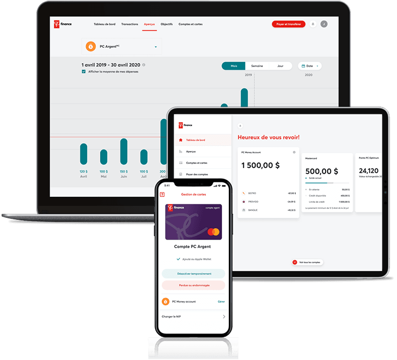Variété d'appareils numériques montrant comment utiliser l'application
