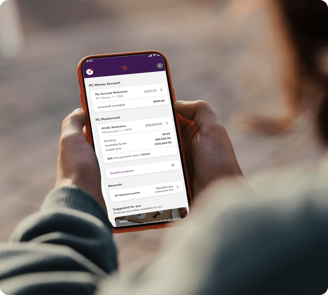 PC Financial - Only Bank That Earns You PC Optimum Points | PC Financial