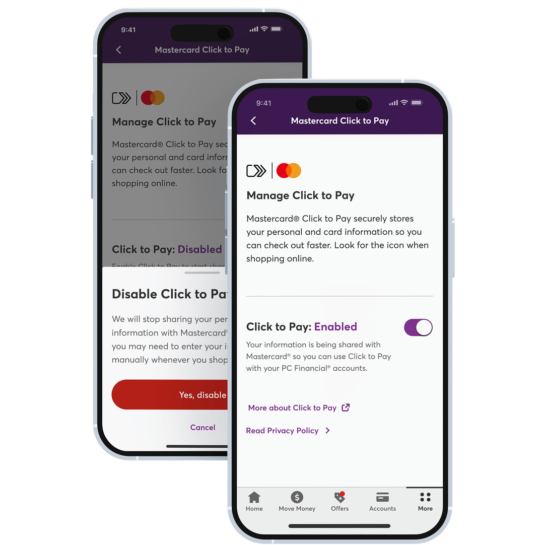 Mastercard® Click to Pay | PC Financial