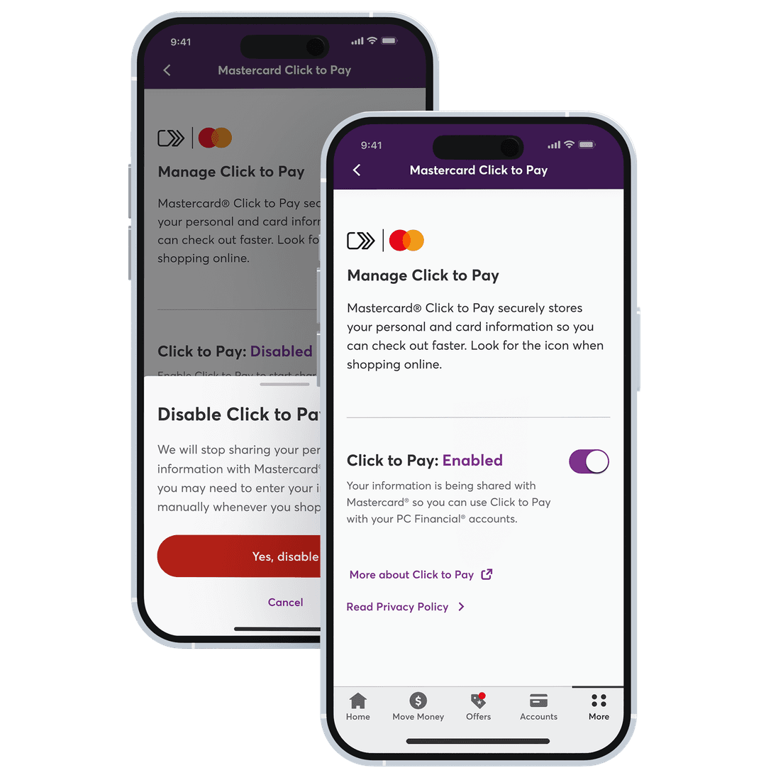 Pc Financial Card Numbers Mastercard® Click to Pay | PC Financial
