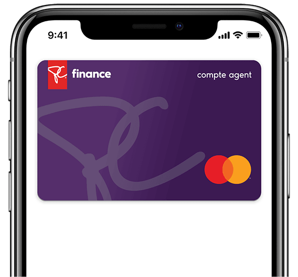 iPhone avec écran Apple Pay