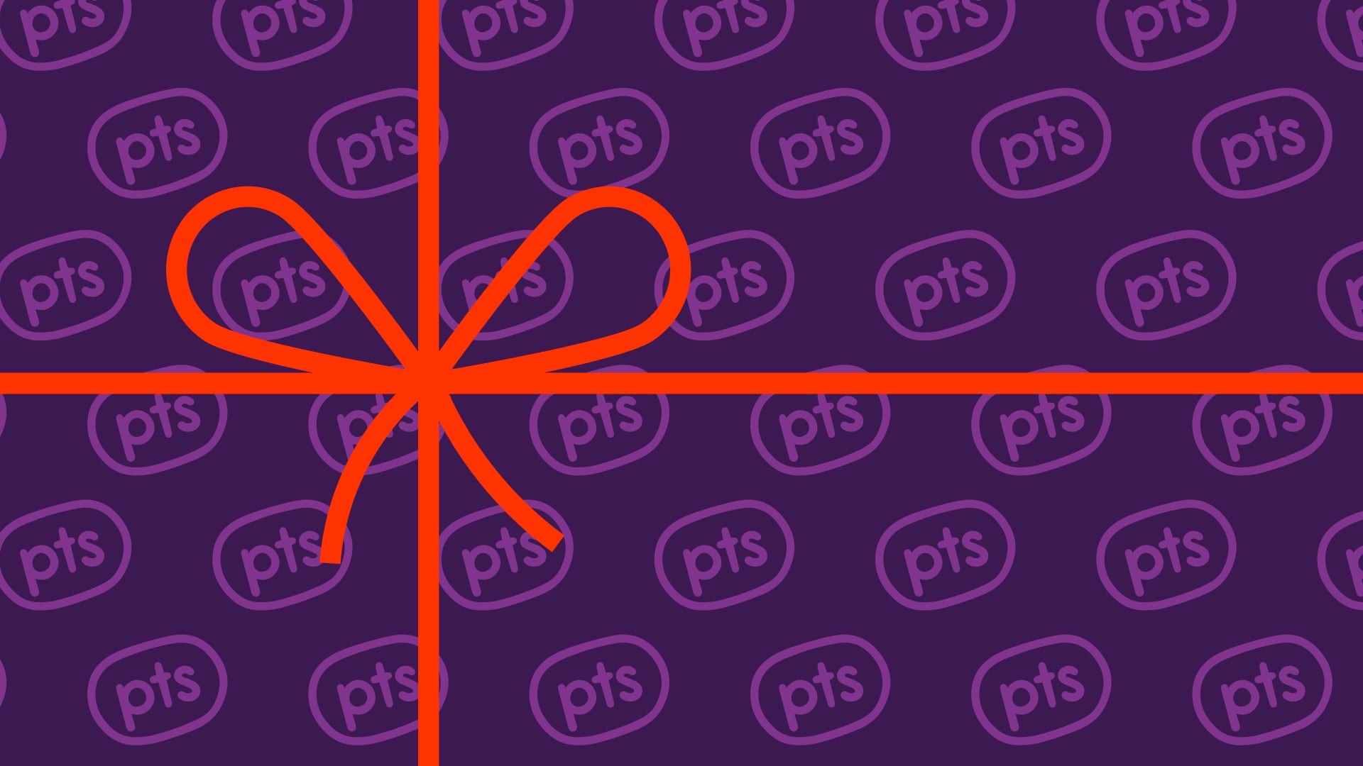 Pc Optimum Points Pucks wrapping paper with bow 